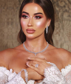 LUXURY SILVER WEDDING SET | طقم زفاف فضة فاخر