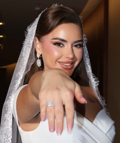 LUXURY SILVER BRIDAL JEWELRY SET | طقم عروس فاخر من الفضة