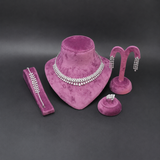Majestic Multi-Row Teardrop Jewelry Set
