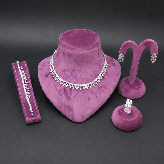 Marquise Fringe Jewelry Set