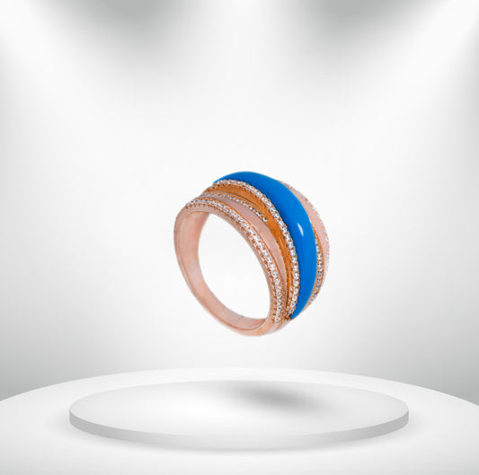Diamond Titanium Ring