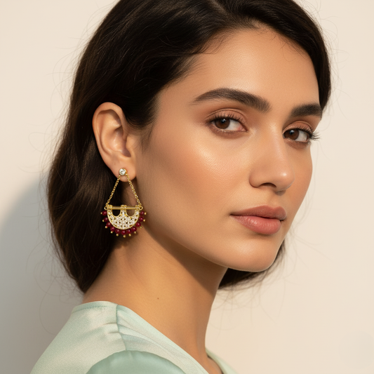 Diamond Titanium Earring