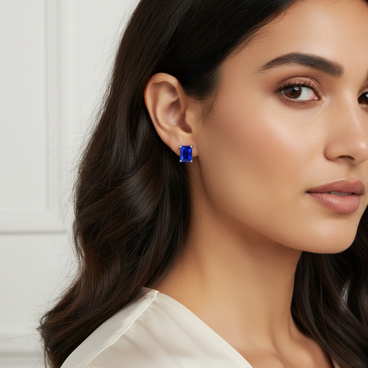 Diamond Titanium Earring