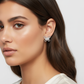 Diamond Titanium Earring