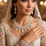 Diamond Titanium Wedding Set