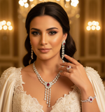 Diamond Titanium Wedding Set