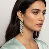 Diamond Titanium Earring