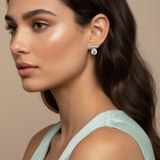 Diamond Titanium Earring