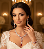 Diamond Titanium Wedding Set