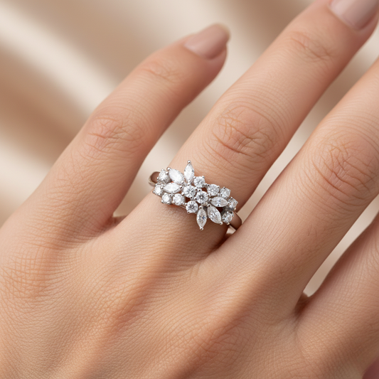 Diamond Titanium Ring