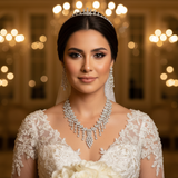 Diamond Titanium Wedding Set