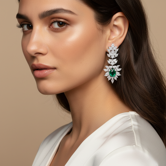 Diamond Titanium Earring