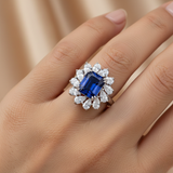 Diamond Titanium Ring