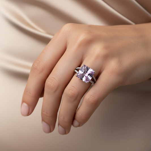 Diamond Titanium Ring