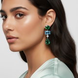 Diamond Titanium Earring