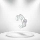 Diamond Titanium Ring