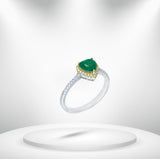 Diamond Titanium Ring