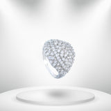 Diamond Titanium Ring