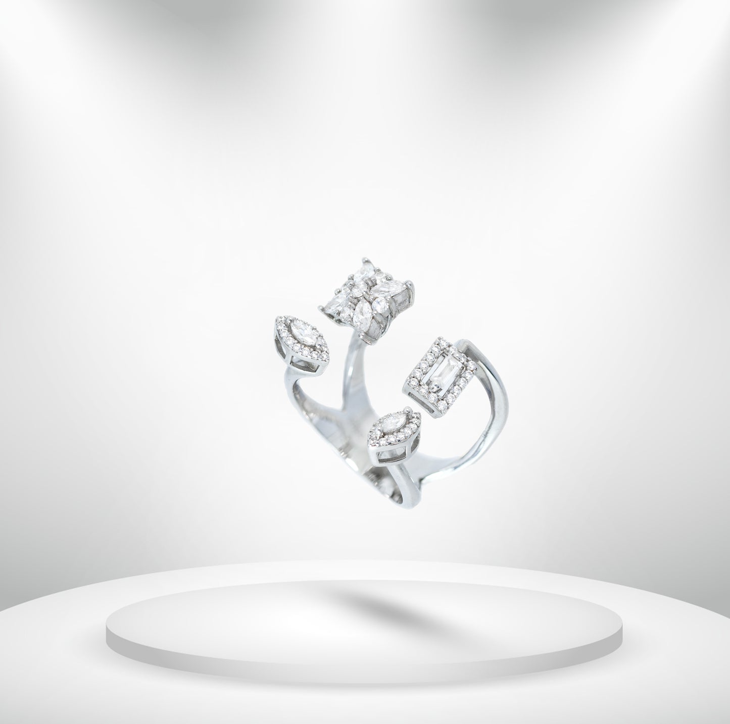 Diamond Titanium Ring