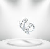 Diamond Titanium Ring