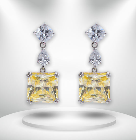 Diamond Titanium Earring