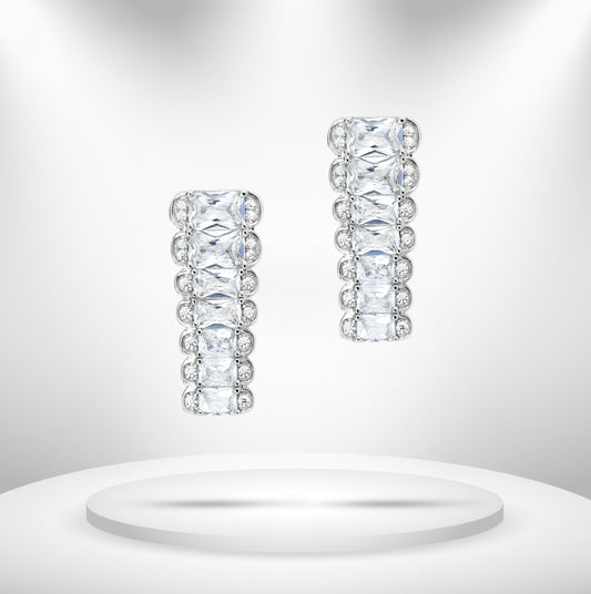 Diamond Titanium Earring