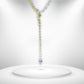 Diamond Titanium Long Necklace