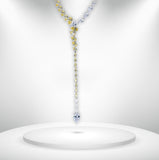 Diamond Titanium Long Necklace