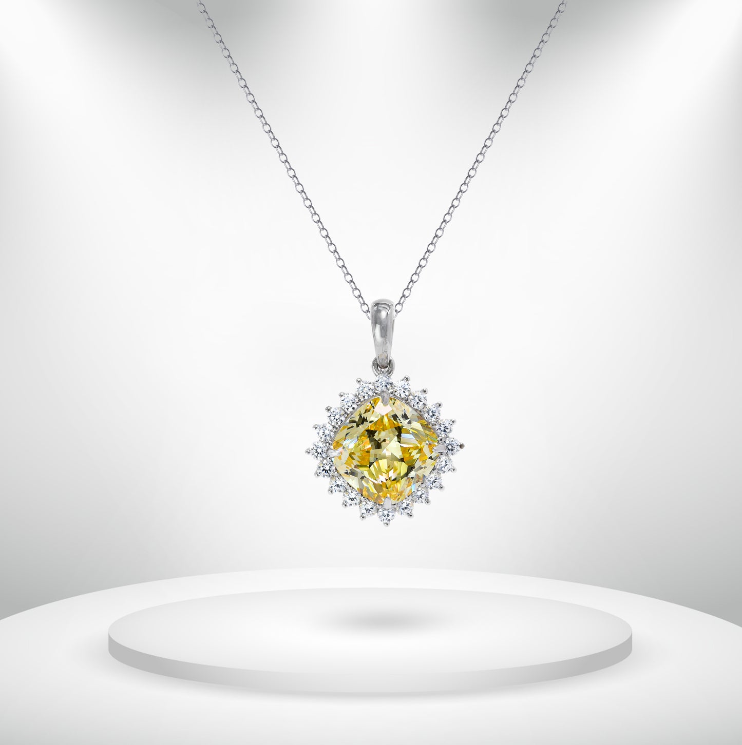 Diamond Titanium Necklace