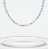 Diamond Titanium Long Necklace