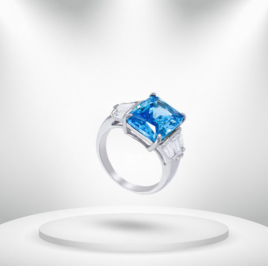 Diamond Titanium Ring