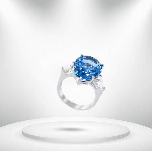 Diamond Titanium Ring
