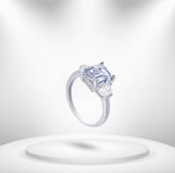 Diamond Titanium Ring