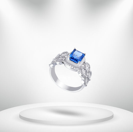 Diamond Titanium Ring