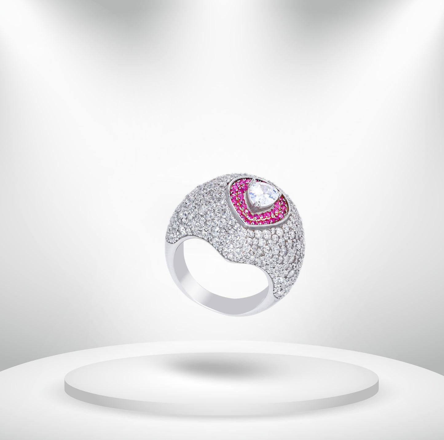 Diamond Titanium Ring