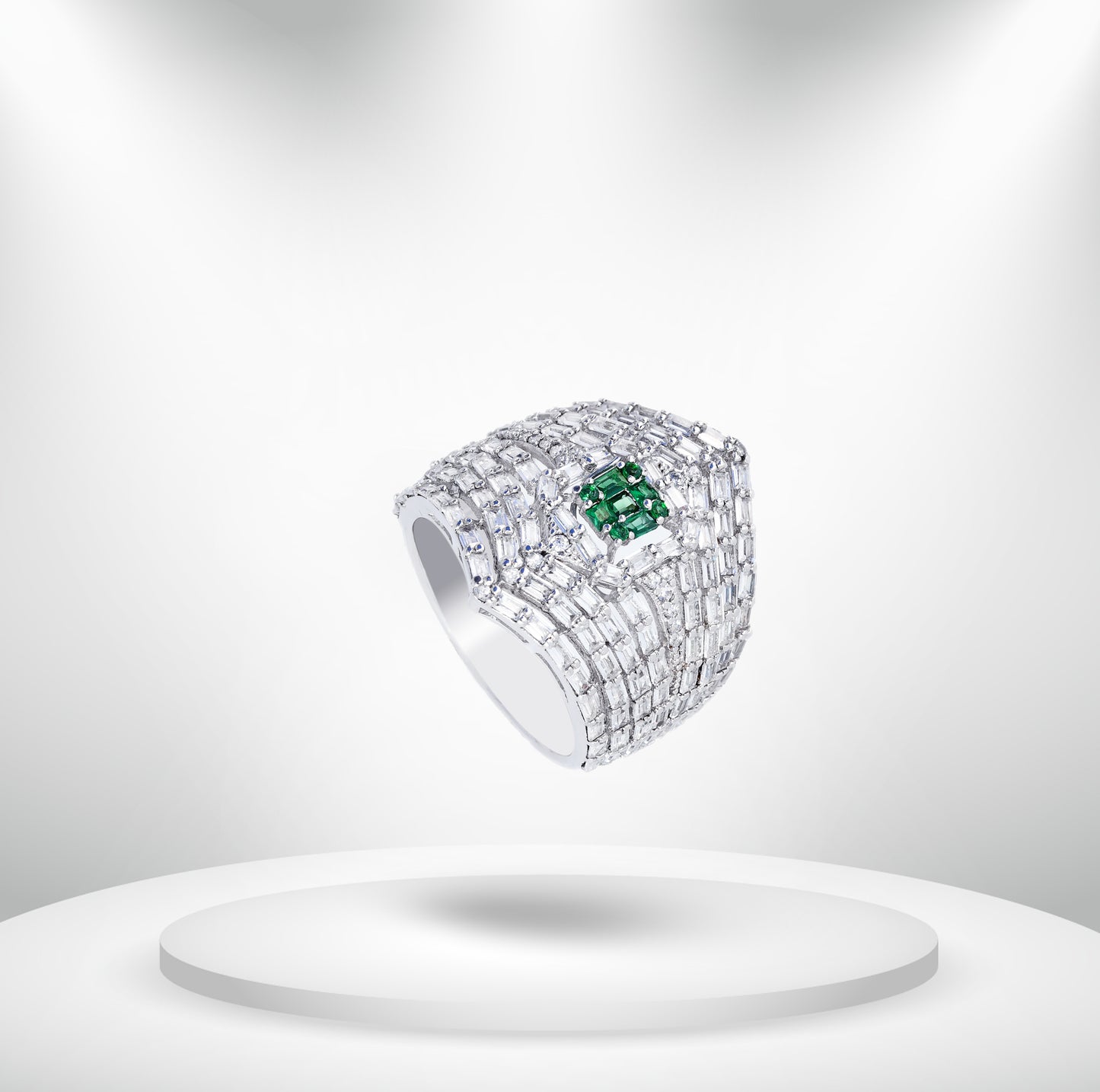Diamond Titanium Ring