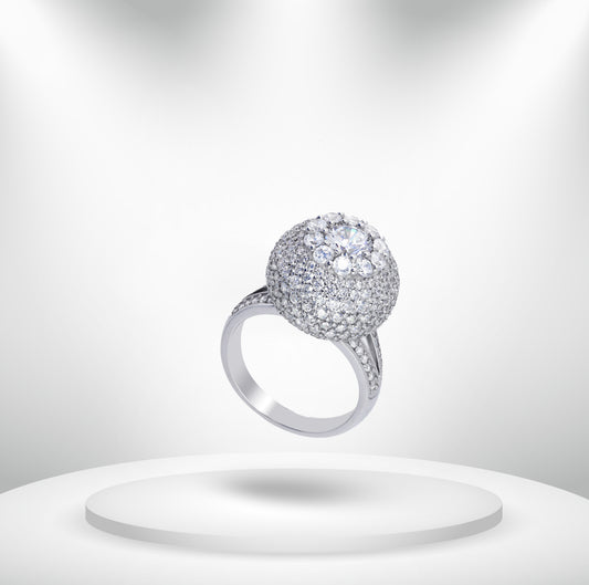 Diamond Titanium Ring