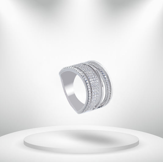 Diamond Titanium Ring