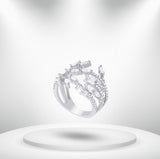 Diamond Titanium Ring