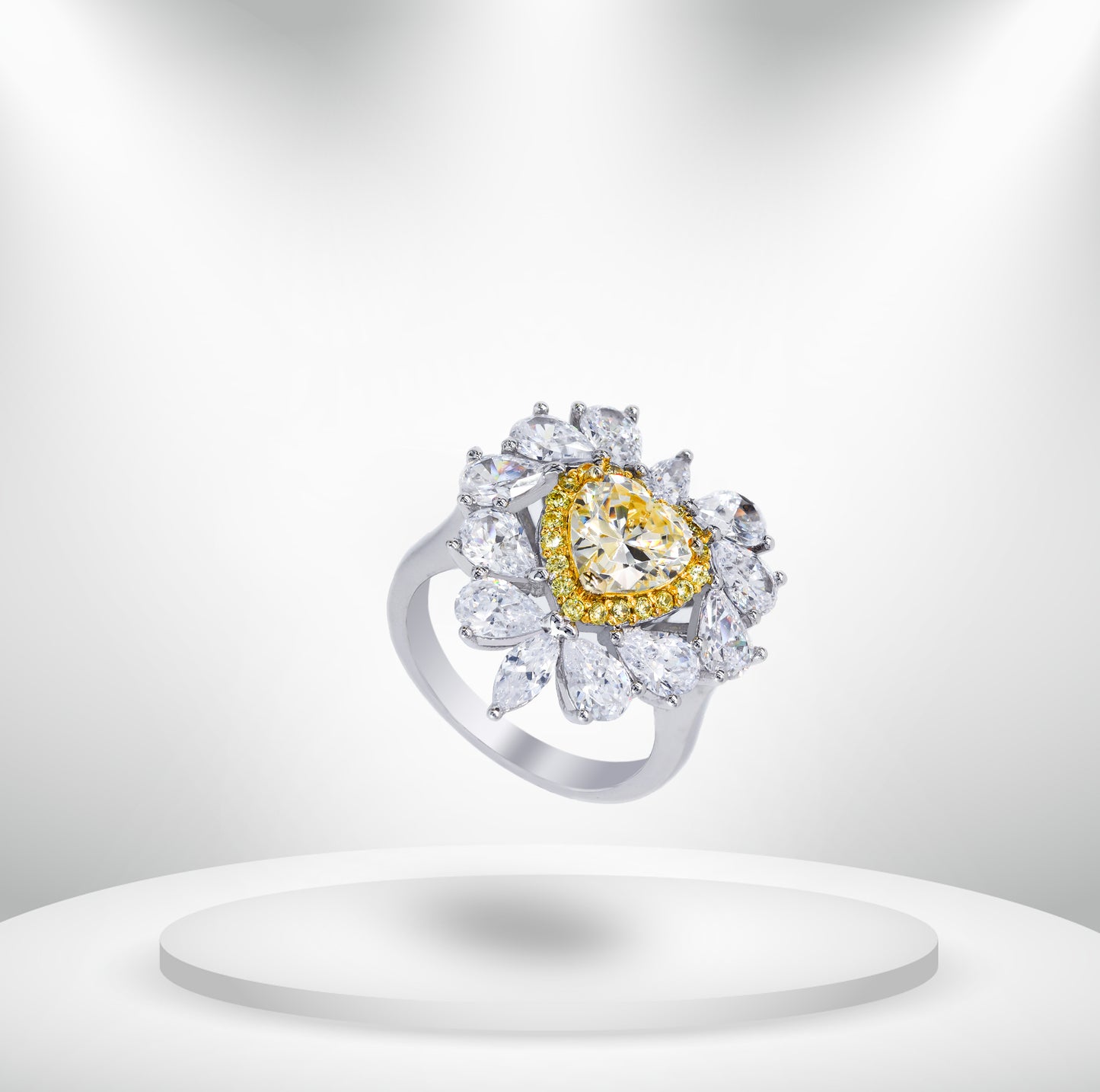 Diamond Titanium Ring