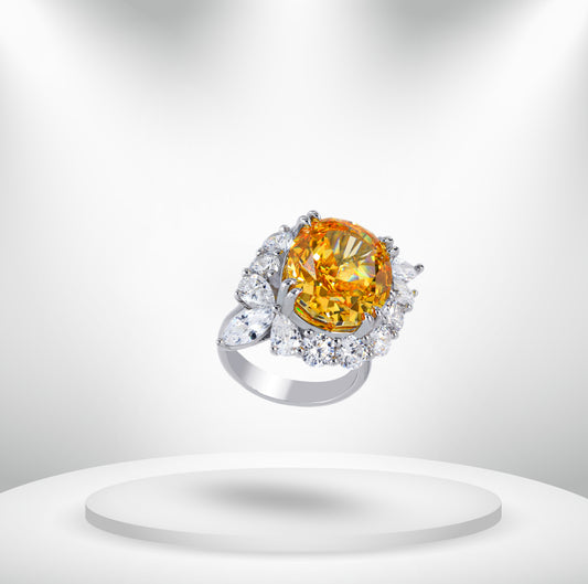 Diamond Titanium Ring