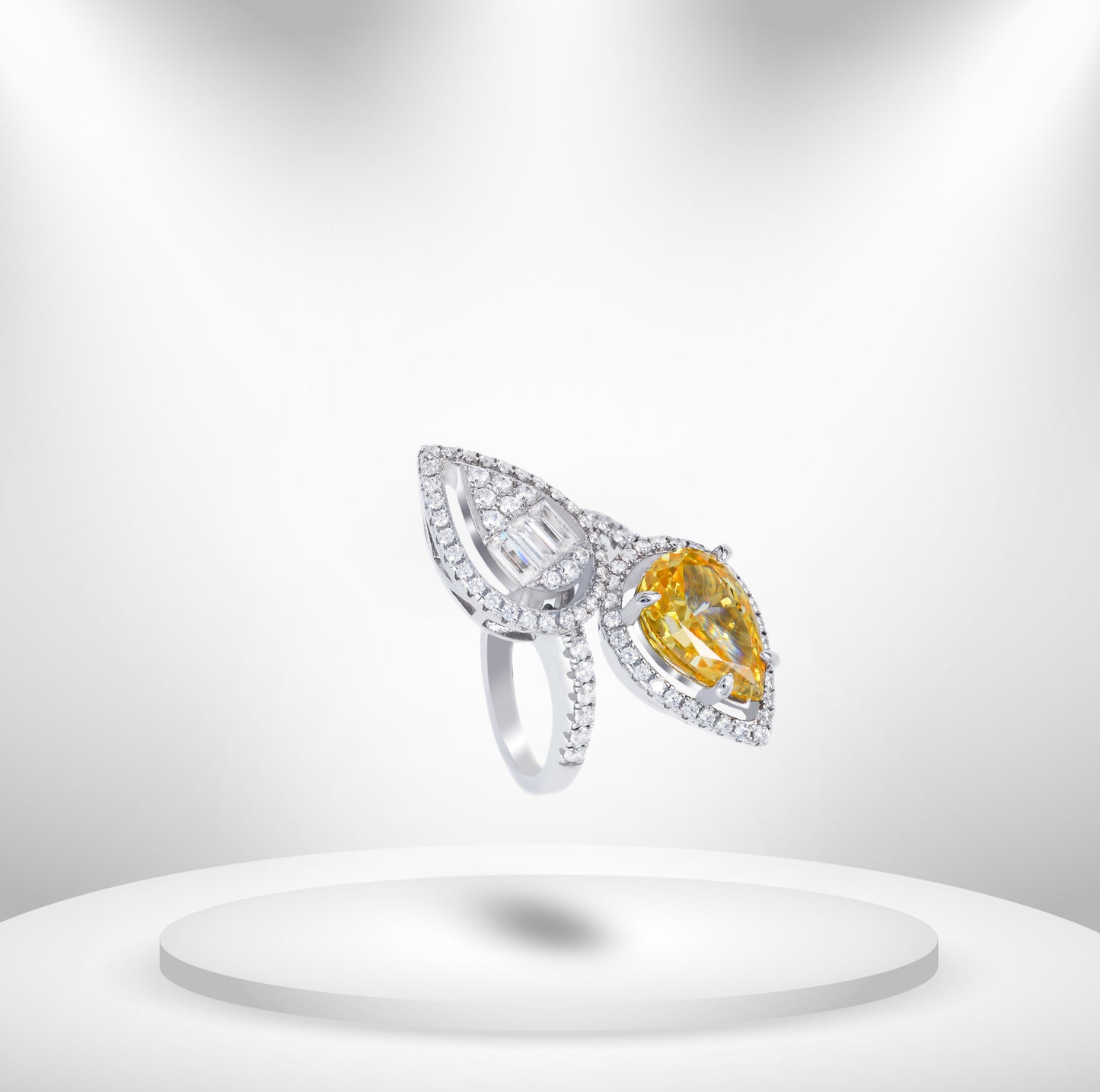Diamond Titanium Ring