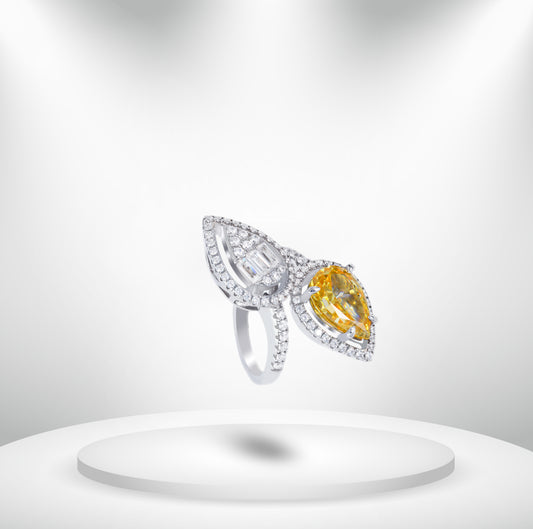 Diamond Titanium Ring