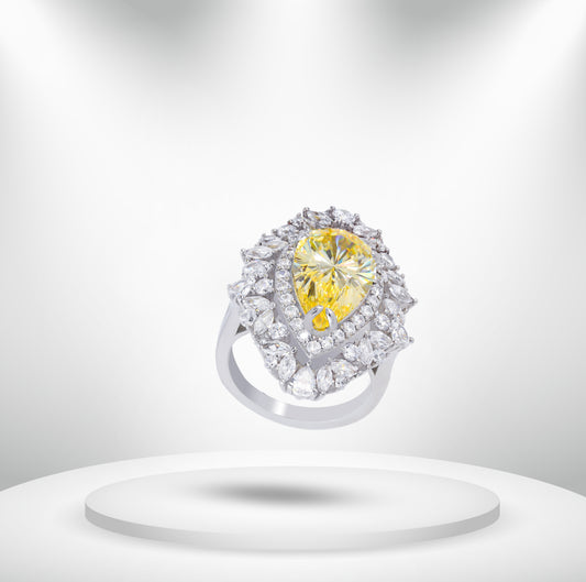 Diamond Titanium Ring