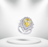 Diamond Titanium Ring