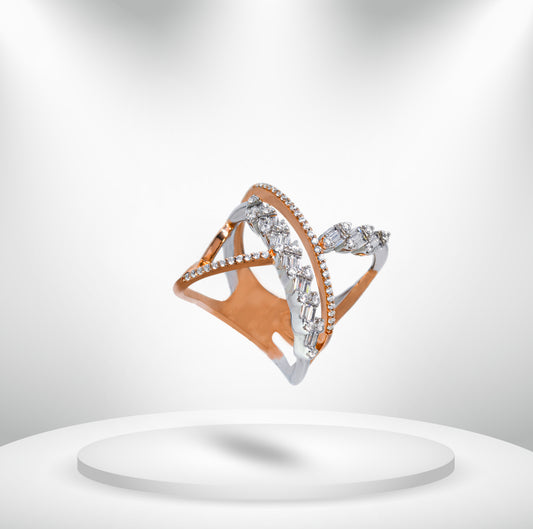 Diamond Titanium Ring