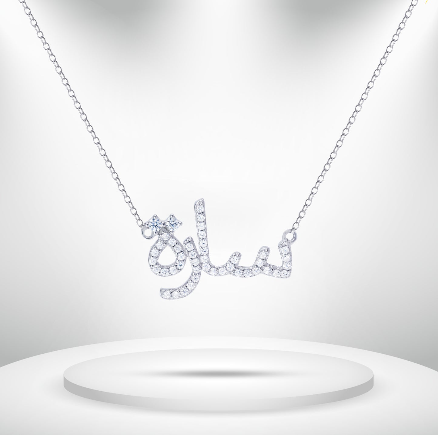 Diamond Titanium Long Necklace