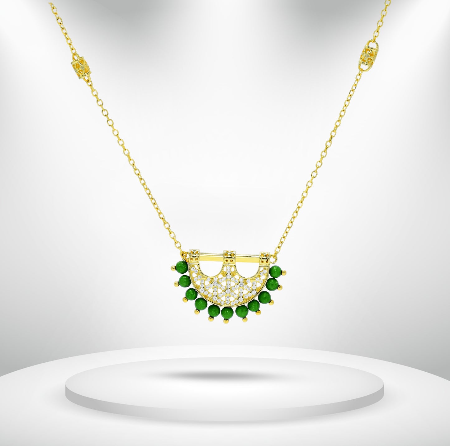 Diamond Titanium Long Necklace