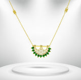 Diamond Titanium Long Necklace