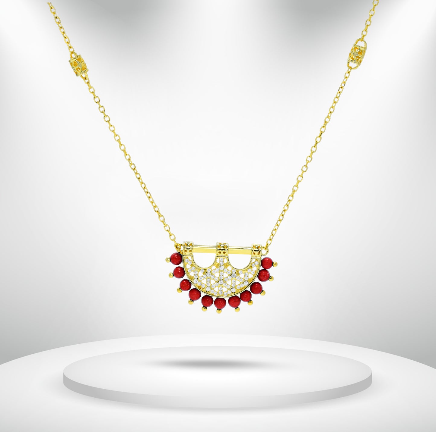 Diamond Titanium Long Necklace